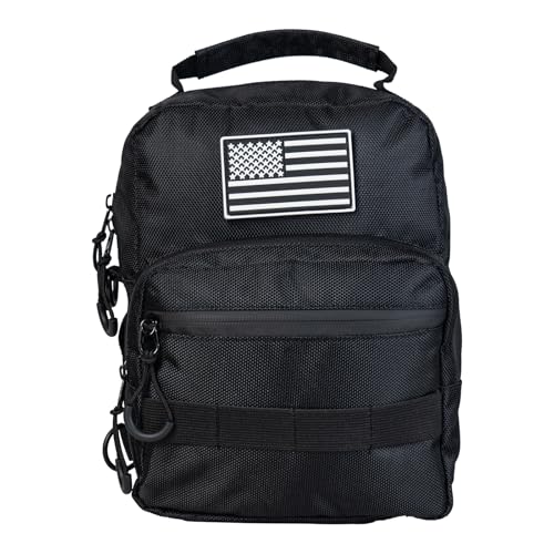Bolsa para Manillar de Motocicleta Compatible con Harley Softail Dyna Sportster | 1680D Oxford, Almacenamiento de Herramientas para Horquilla Delantera, Manillar o Barra Sissy, También Compatible con la mayoría de los Modelos Cruiser miniatura 2