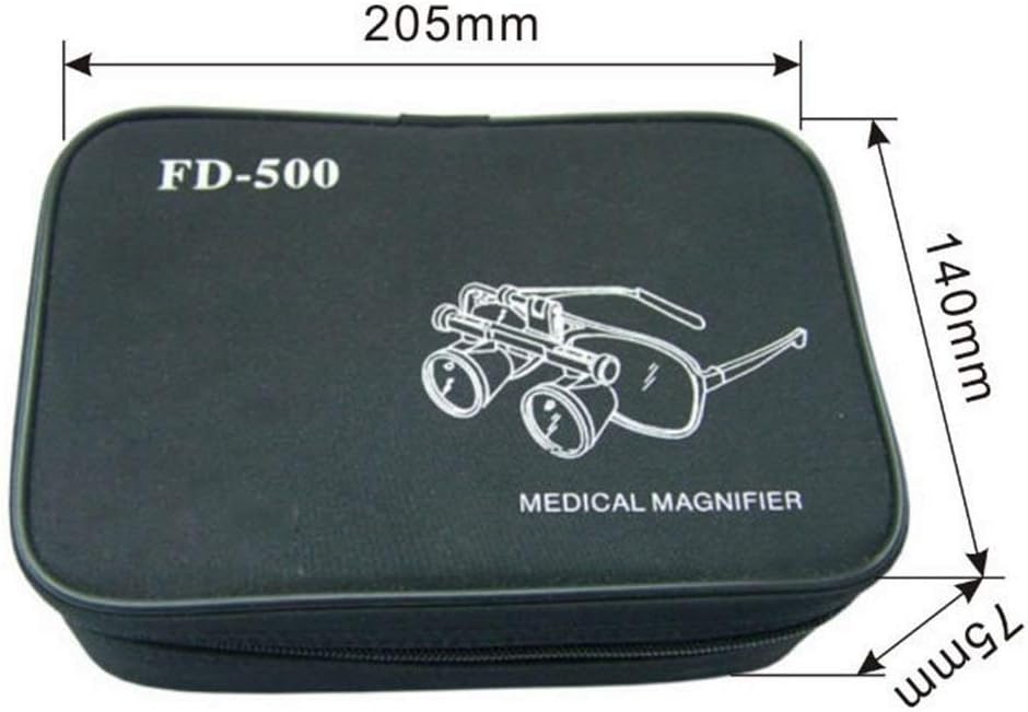 BoNew-Oral 4.0X 420MM Magnifying Glasses Surgical Binocular Loupe Magnifier Antifog Loupes Surgical Magnifier Optical Glasses