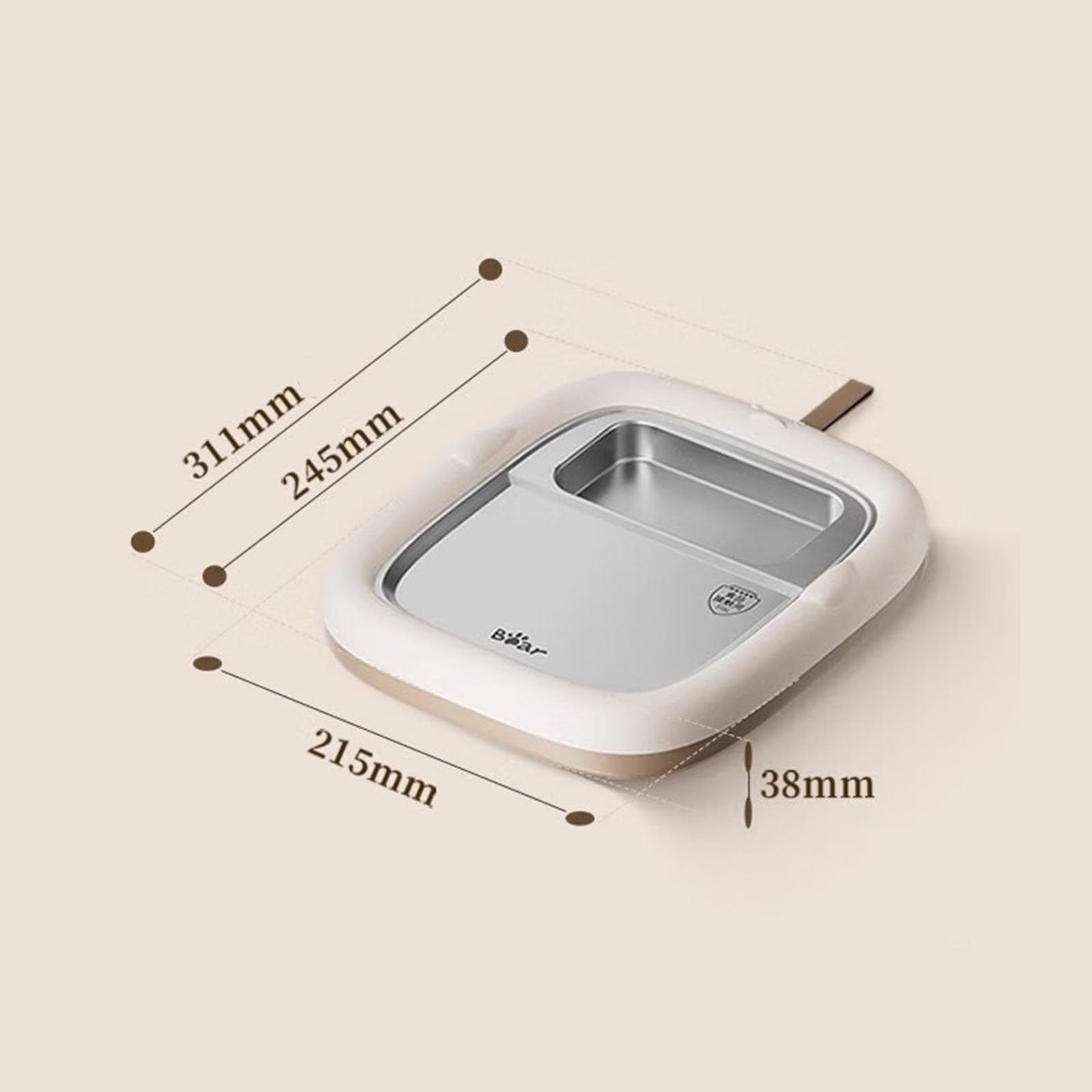 Yogurtera de Calidad con Acero Inoxidable Resistente para postres rápidos y saludables en la Cocina Yogurtera eléctrica