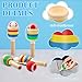 SAYAYA 3 Packs Wooden Catch Ball, Retro Paddle Ball with String Toys for Kids & Adults, Hand Eye Coordination Cup and Ball Game for Outdoor Beach Lawn Party Favors, Family Fun & Education Supplies