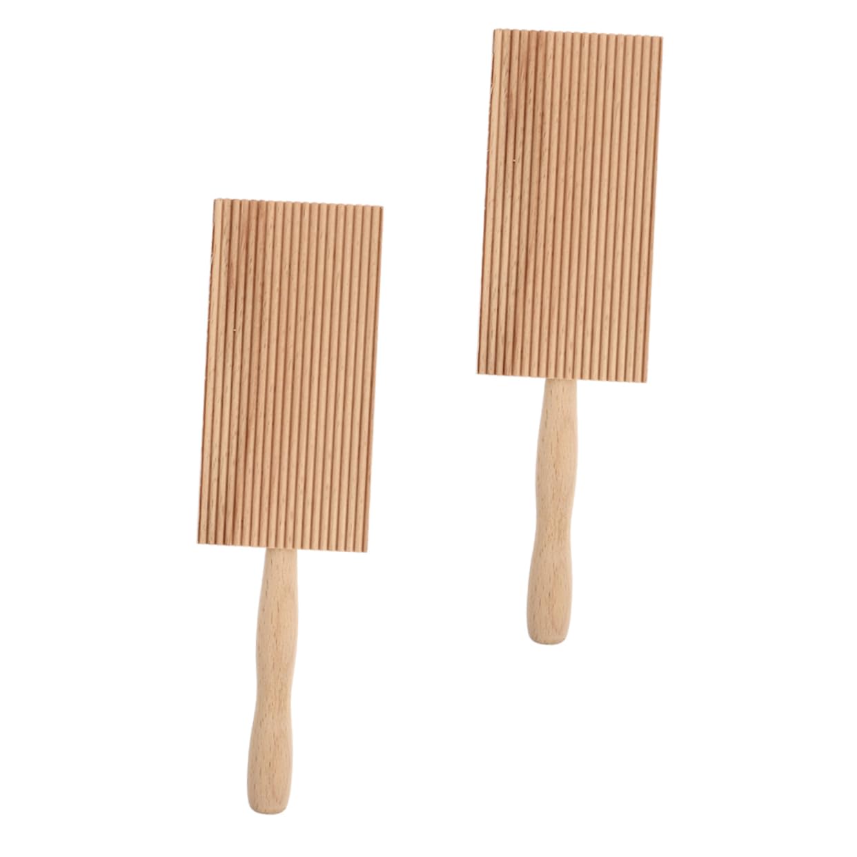 OFFSCH 2pcs Gnocchi Pasta Makers Wood Boards Collapsible Pasta Tool Set for Homemade Gnocchi and Spaghetti