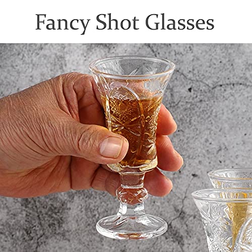 Shot Glasses, 1.5oz Shot Glasses Set of 6/Cordial Glasses/Sherry Glasses - Image 6