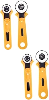 Housoutil 2 Series Cortando Un Cuchillo Redondo Tela Cortador Giratorio Acolchado Corte De Coser Negro 2 Piezas X 2