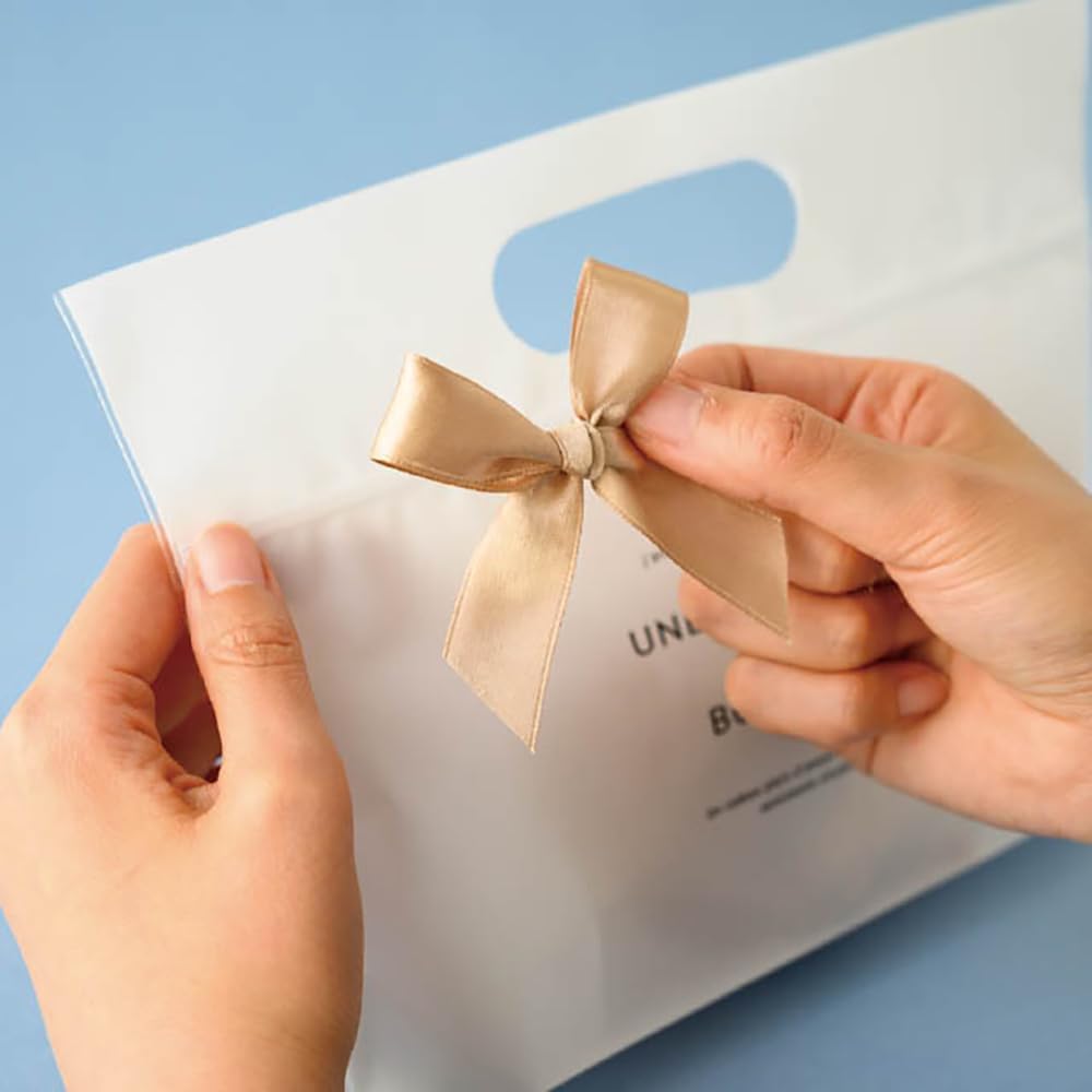 No.93リボン付きサンキューシールクリスマスリボンシールギフト