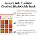 Tunisian Crochet Stitch Guide-61 Stitch Patterns Including Photo Tutorials in this Pocket Size Guide