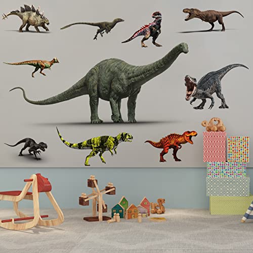 Vinilos decorativos de dinosaurios grandes 15.7"x31.5" miniatura 5