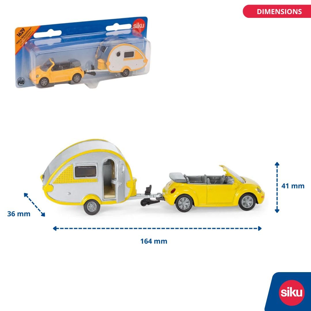 Amazon | ジク (SIKU) VW ニュービートル キャラバン付 SK1629