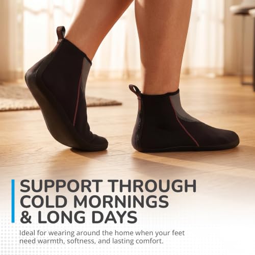 Image of Thermoskin Circulation Thermal Slippers, Black