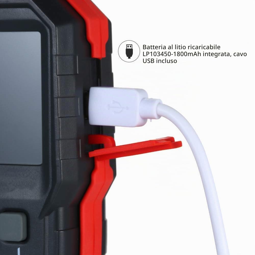 Rilevatore di gas 4 in 1, rilevatore di gas multigas portatile Rilevatore di monossido di carbonio portatile digitale Tester di gas solfuro di idrogeno con display LCD