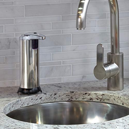Better Living Touchless Automatic Soap Dispenser, 8 oz, Stainless Steel image 4