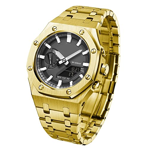 Kit Casio Oak métal GA2100 en acier pour montre de luxe