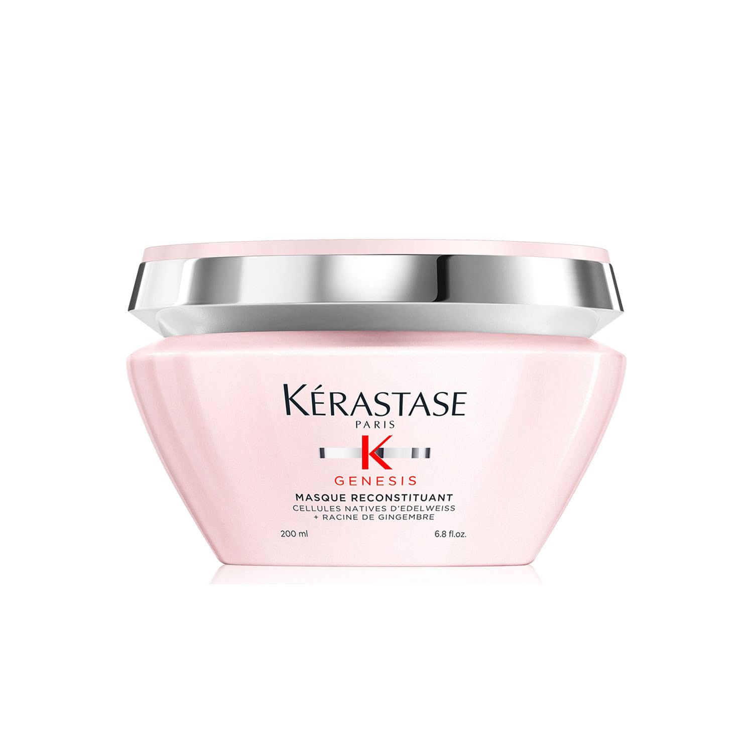 Kérastase Genesis Reconstituant Hair Mask for Hair Fall Control 200ml | Anti-Hair Fall Hair Mask | Infused with Ginger Root, Edelweiss Native Cells & Arginine