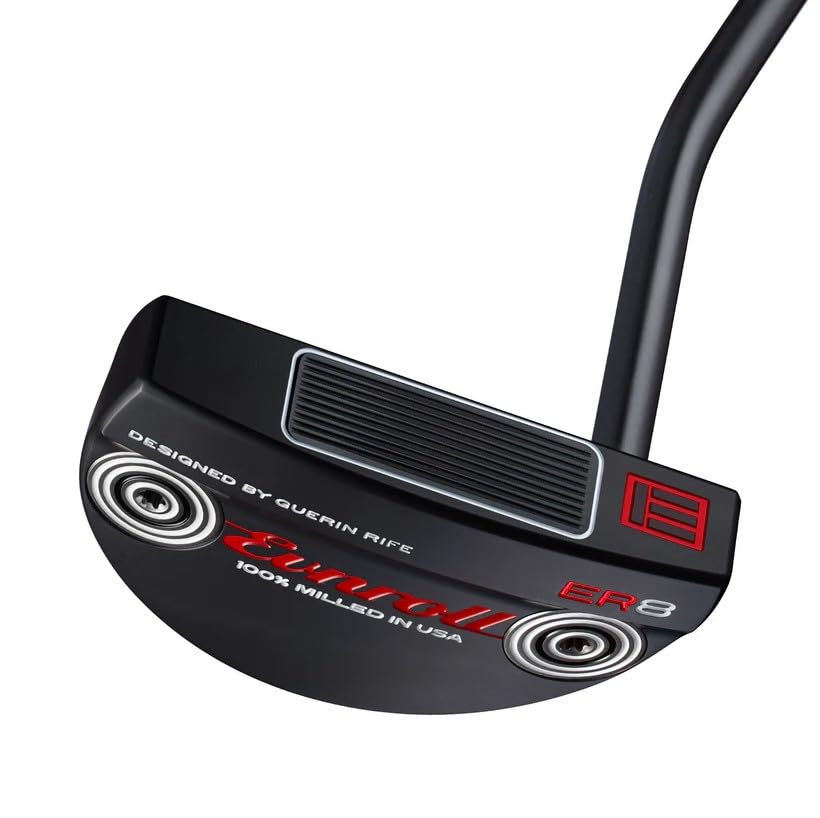Evnroll Putters Neo Classic ER8 Mallet Black Putter, Right Hand with SweetFace Technology, 33