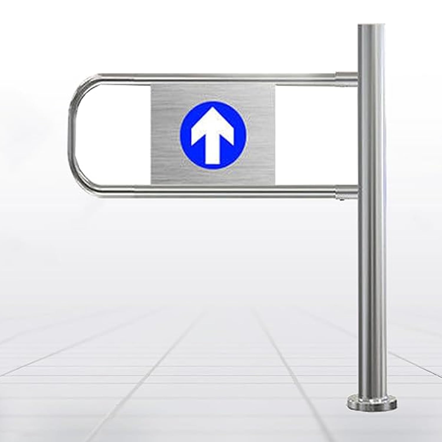 Puerta basculante universal para entrada al mercado, 100 x 100 cm, Securi Ber para tienda/biblioteca, grado industrial, control de acceso a la puerta derecha