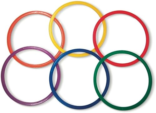 Palos Sports Speed and Agility - Juego de aros planos de 12.0in, 20.0in o 24.0in