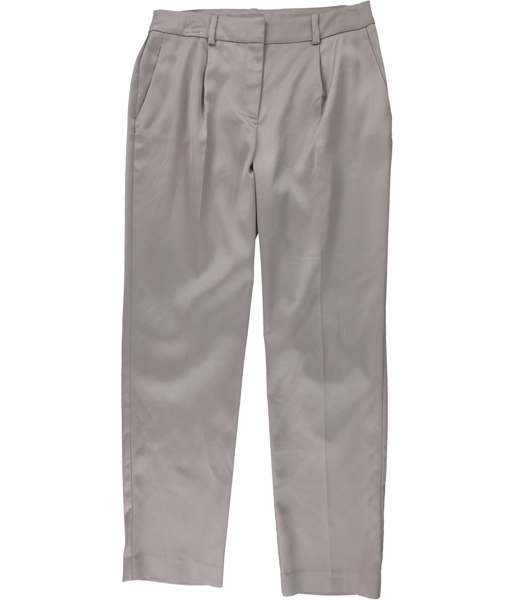 Alfani Womens Pleated Slim-Fit Casual Trouser Pants Beige 6