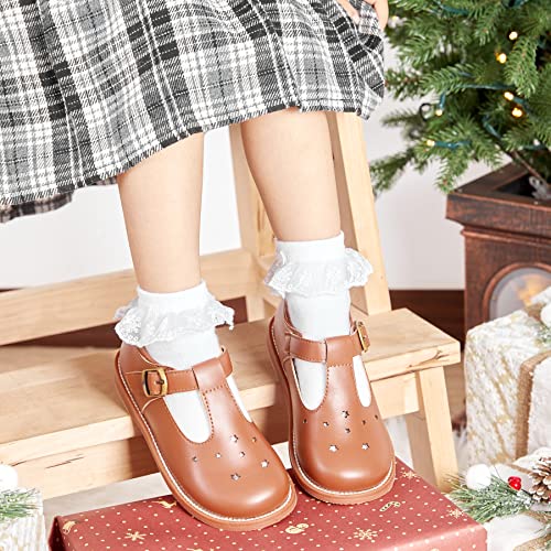 Image of Otter MOMO Toddler /Little Girls Mary Jane Slip-on School Uniform Party Dress Shoes