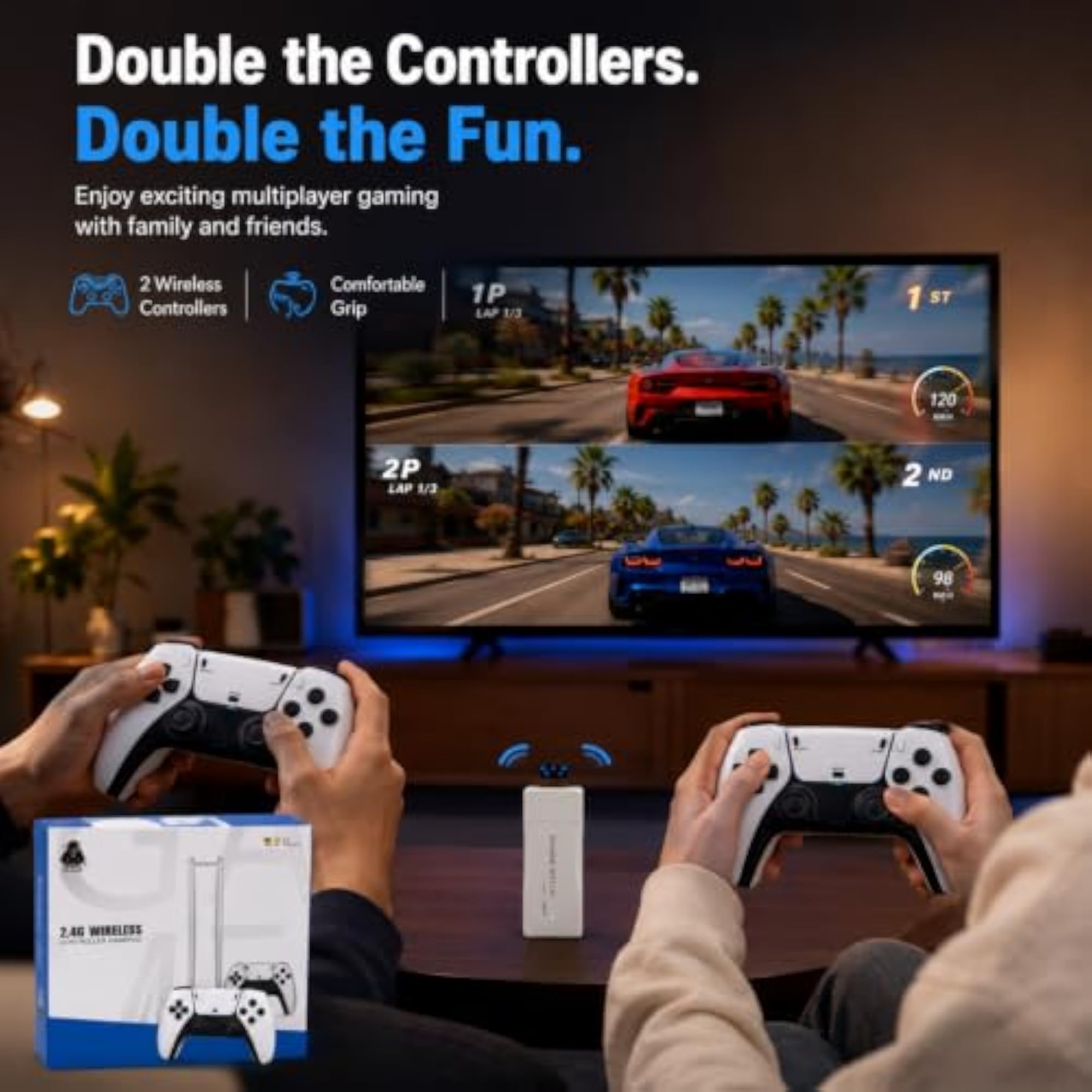 HD Retro Video Game Console, Portable Gaming Device