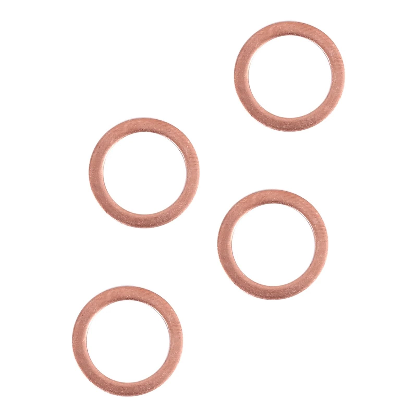 Podkładki mosiężne, podkładki płaskie, 20 szt. 10mm x 14mm x 1mm miedziana podkładka uszczelka dystansowa