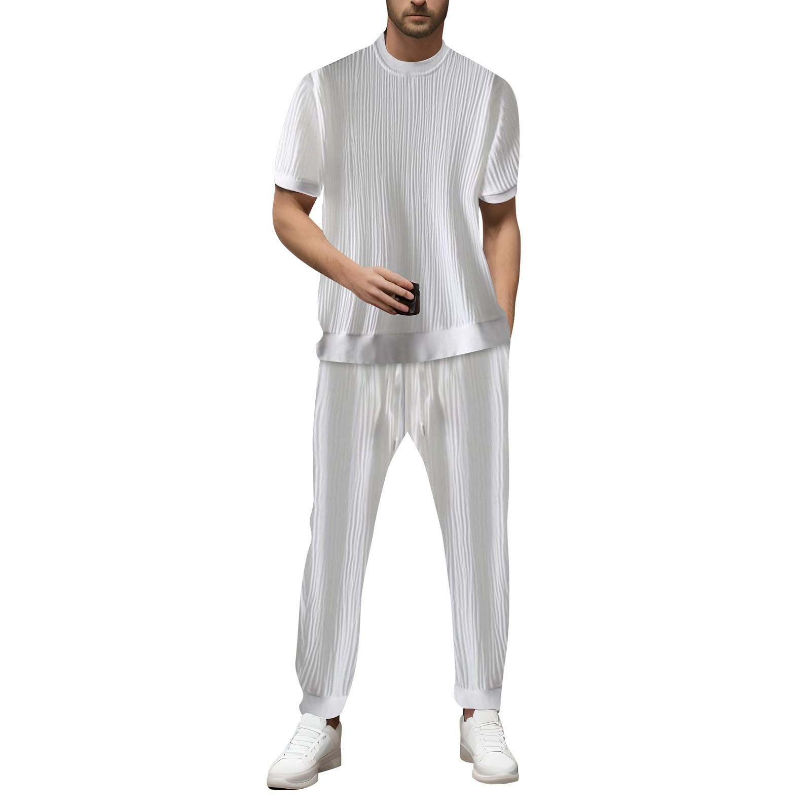 Conjunto de seda de hielo para hombre con acabado sedoso premium 5