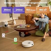 roborock Q10 S5+ Set Saugroboter mit Wischfunktion, 10.000 Pa Saugkraft – Ansicht 6