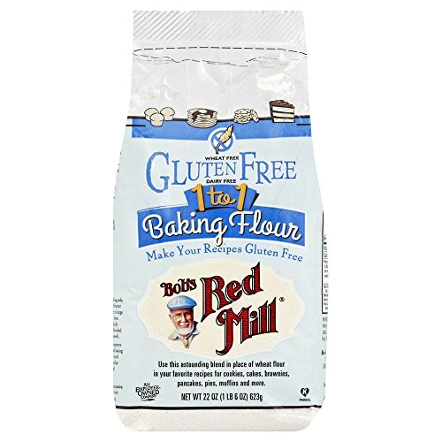 Bobs Red Mill Gluten Free 1 to 1 Baking Flour 22.0 OZ(Pack of 3)