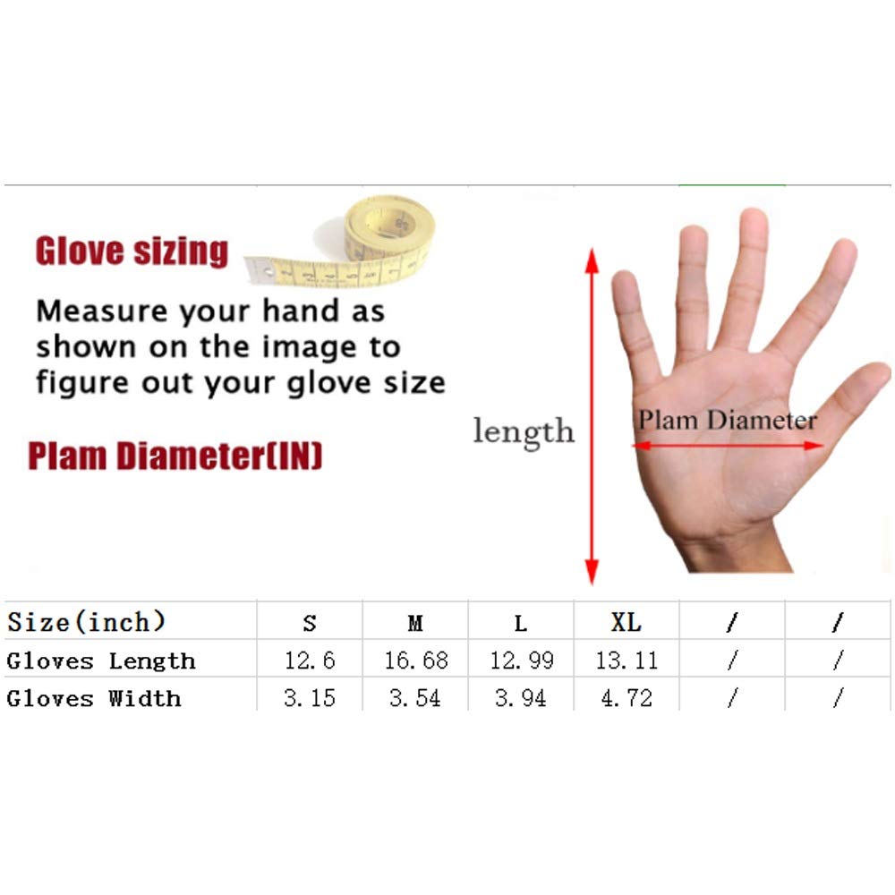 Guantes de trabajo resistentes al desgaste. Guantes de seguro de trabajo Guantes a prueba de aceite resistentes al desgaste, a prueba de ácido, trabajo doméstico, 5 pares (Color : Green, Size : M)