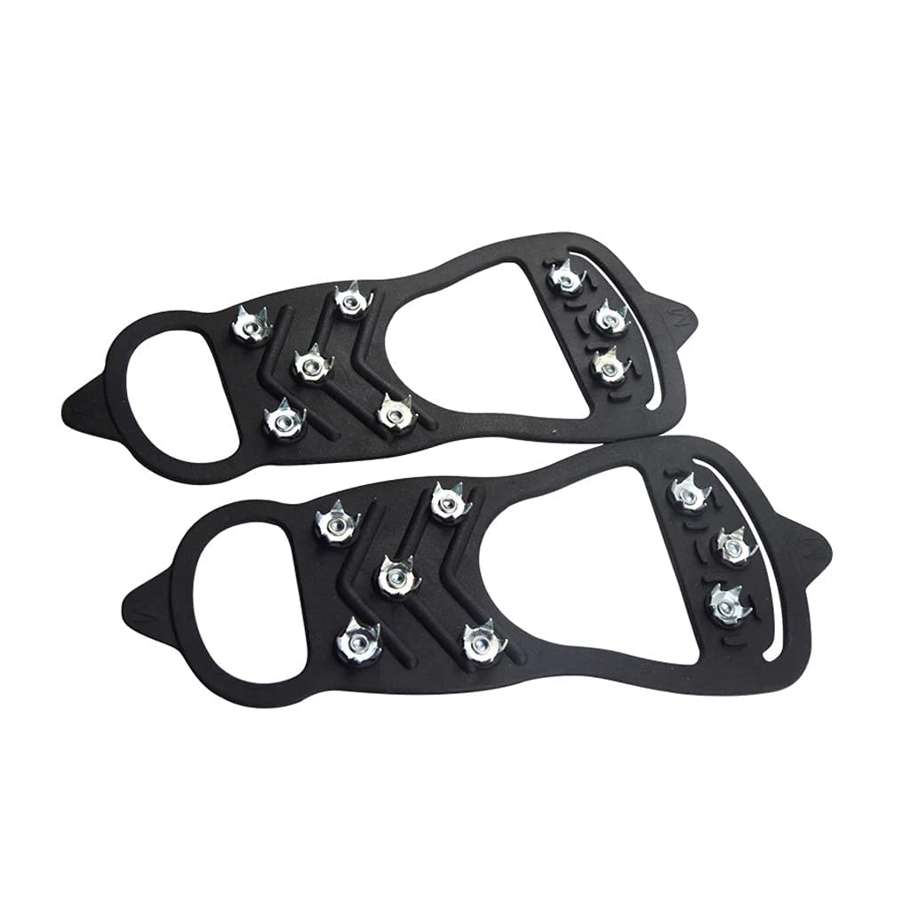 CPJJ Antislip Schoenspikes 1 Paar - Voor IJs, Sneeuw & Gladde Ondergrond | Mangaanstaal Punten | Maat M (Schoenmaat 40-45)