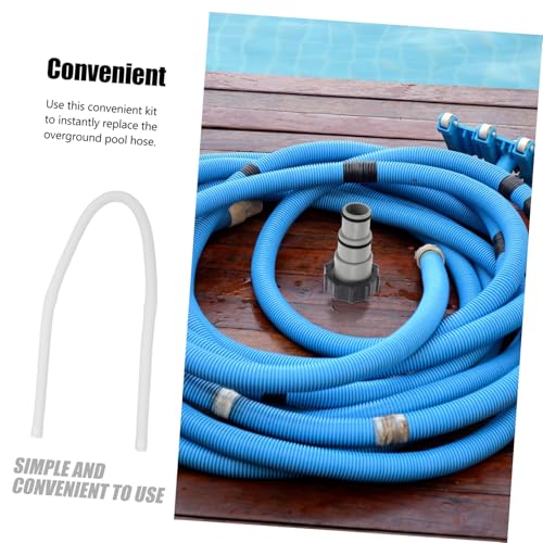 3 peças de mangueira de substituição para piscina com 8 braçadeiras de mangueira para mangueira e ma