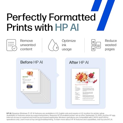 HP OfficeJet Pro 9730e Wide-Format Wireless All-in-One Color Inkjet Printer, Print, scan, Copy up to 11x17', ADF, Duplex Printing Best-for-Office, 3 Month Instant Ink Trial Included (537P6A)