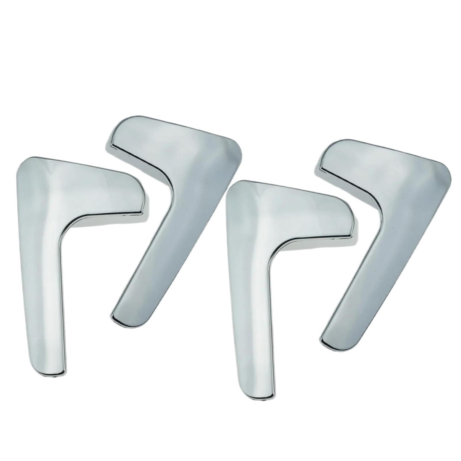 Fhcbutae 4Pcs Interior Car Handle For Seat For Ibiza Ii For Cordoba 1999-2002 6K0837113 6K0837114 Chrome Interior Car Door Handle Left/Right(4Pcs)