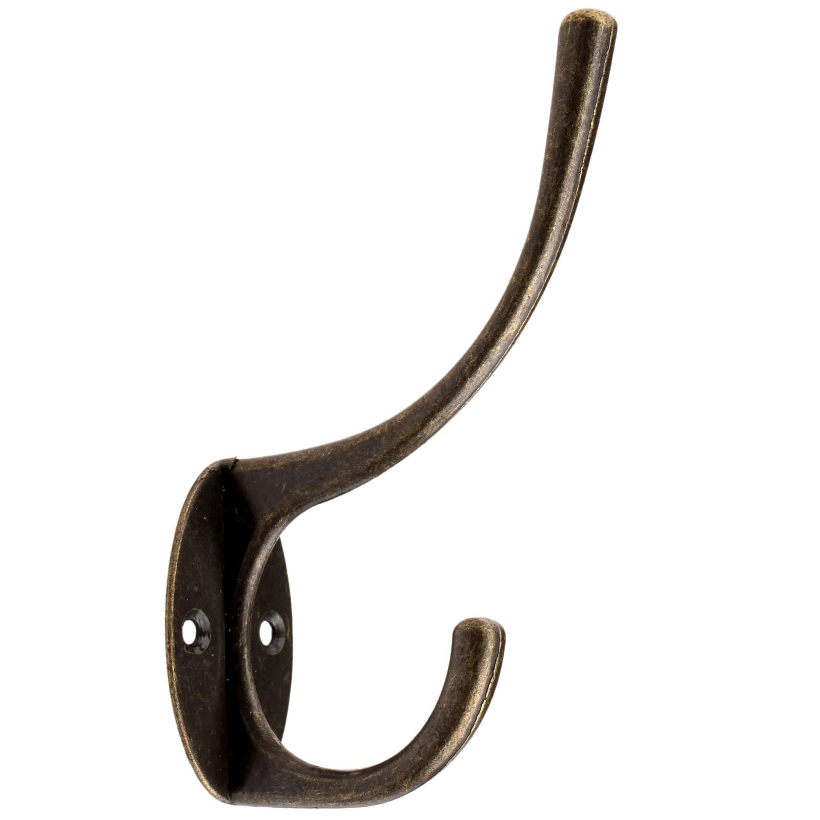 Mgoodoo 2Pcs Coat Hook Vintage, Antique Hat Wall Mounted Hook Heavy Duty Zinc Alloy Wall Hooks with 4 Screws for Bathroom Bedroom Fitting Room