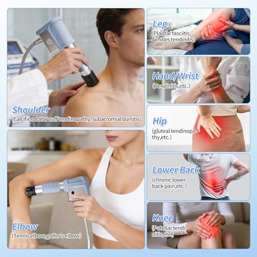 Máquina de terapia con ondas de choque, dispositivo extracorpóreo para alivio del dolor, uso doméstico e institucional miniatura 2