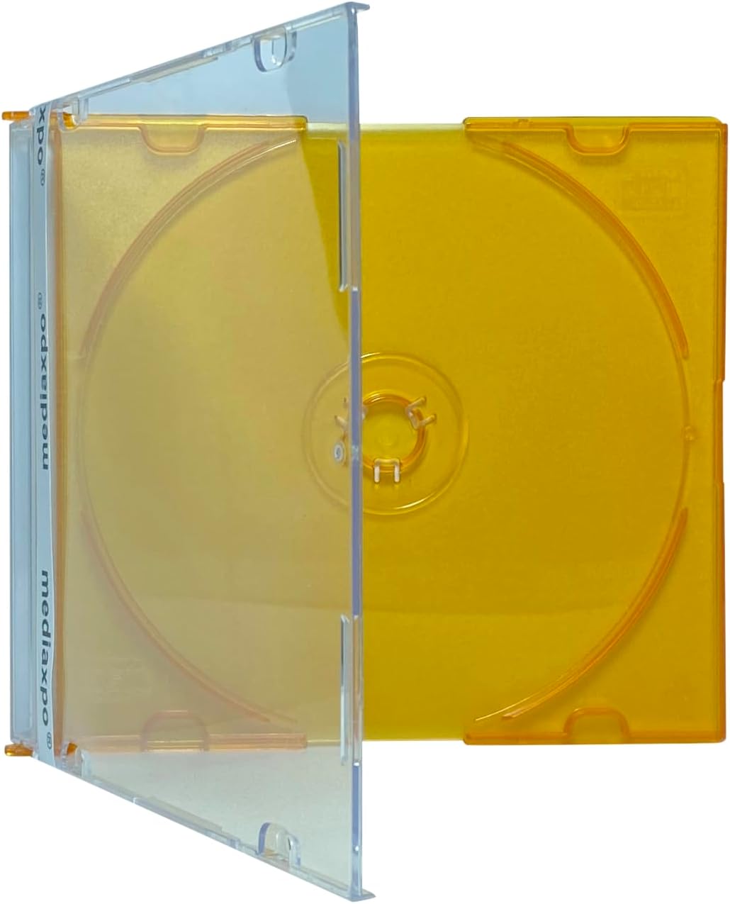 mediaxpo Slim Color CD Jewel Cases 5.2mm (Orange) (Pack of 100)