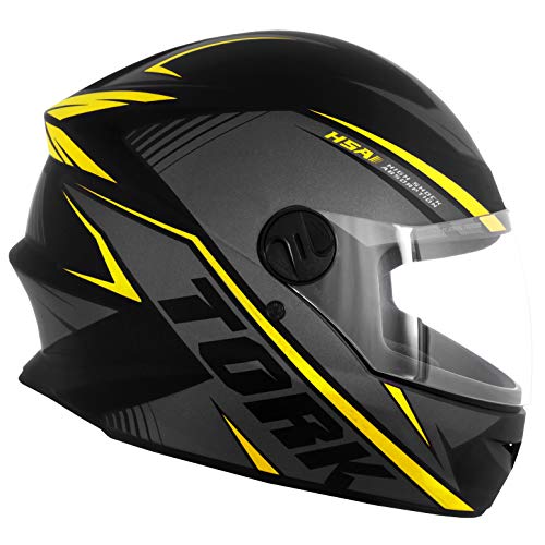 Pro Tork Capacete R8 Fosco 60 Cinza/Amarelo