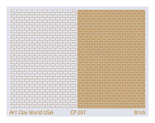 Low Relief Texture Plate Brick Design - 1 Pc.