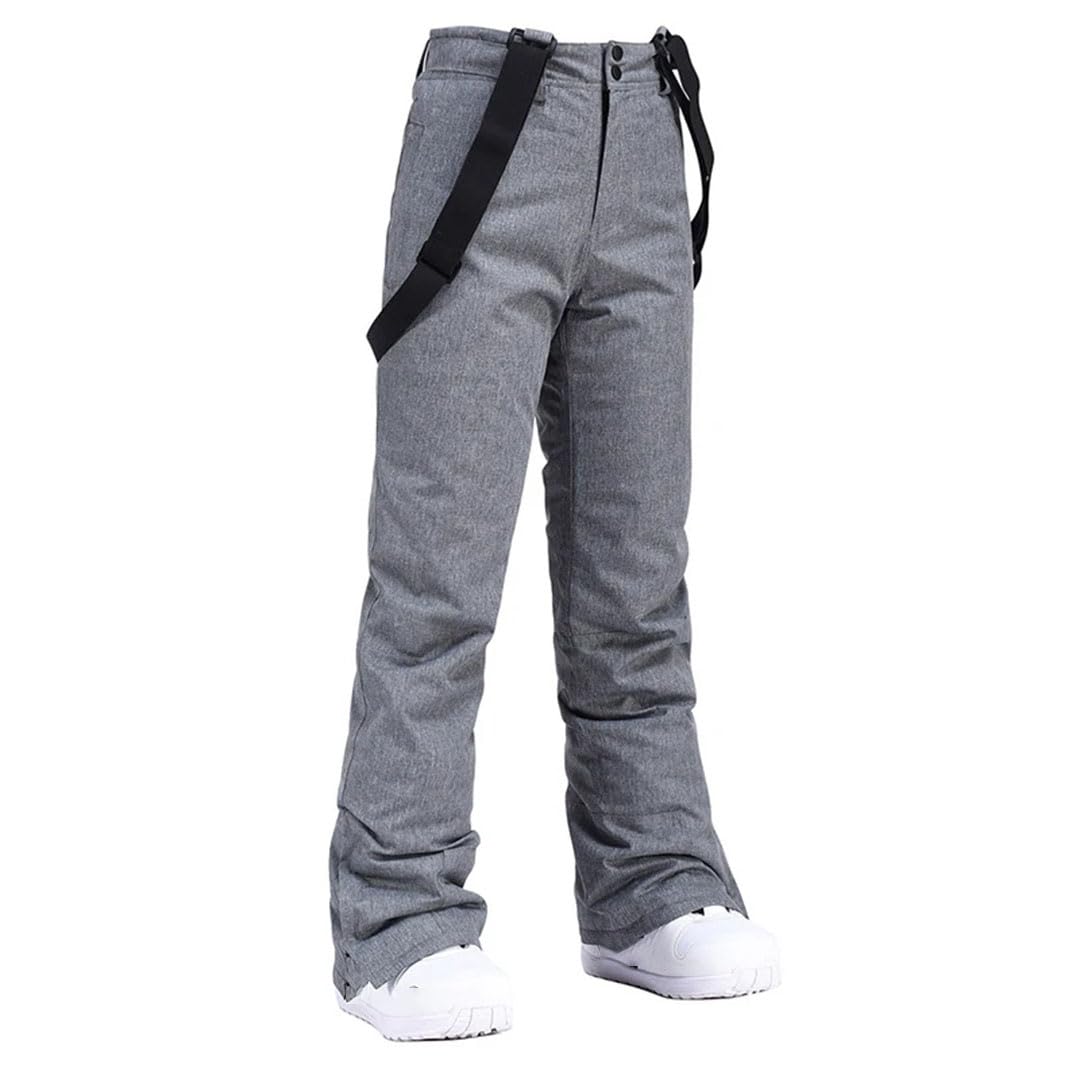 Pantaloni da sci invernali da uomo e donna, spessi e caldi, antivento, pantaloni da snowboard