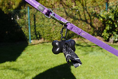 Sacchetto per cani con manico per dispenser di