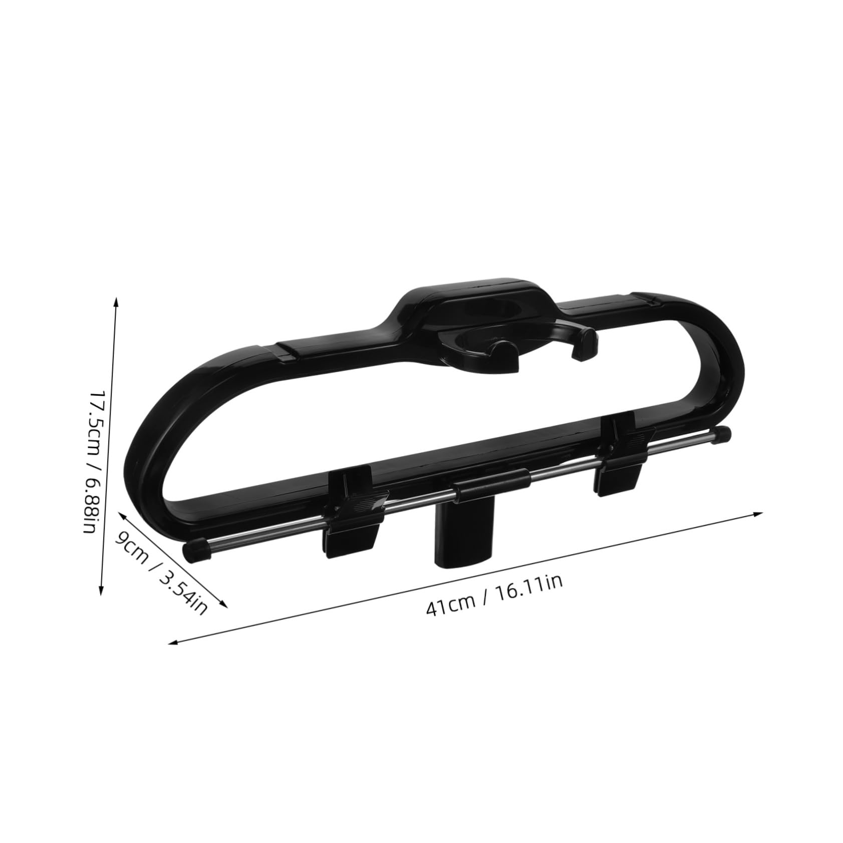 Mikinona Clothes Hanger for Flat Single Pole Support Steam Rack for Pants Universal Garment Hanger