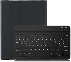 Teclado E Capa Para iPad 5ª/6ª Geração,ipad air1/air2,ipad pro 9.7polegadas Com Bandeja Para Canetas