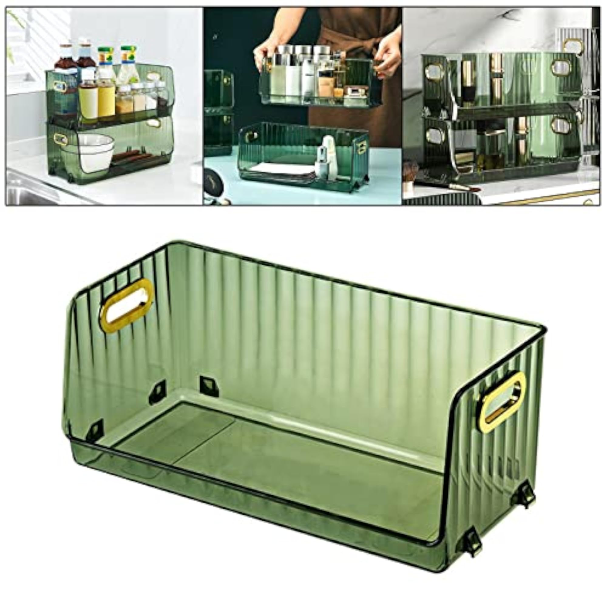Multifunctional Storage Bin Organizer with Handle