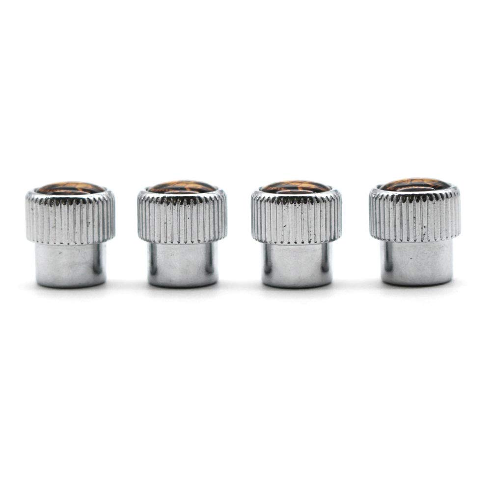 4 pezzi Car Styling tappi valvole pneumatici ruota in metallo accessori