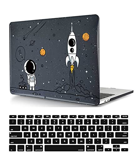 Coque MacBook Pro 14 antichoc, fini la poussière avec cet étui rigide astronaute M2 A2779 A2442