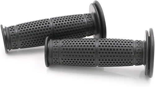 Miniatura 7 de PartyKindom 1 par de empuñaduras de goma para manillar de motocicleta para mayor comodidad y control compatibles con varios modelos