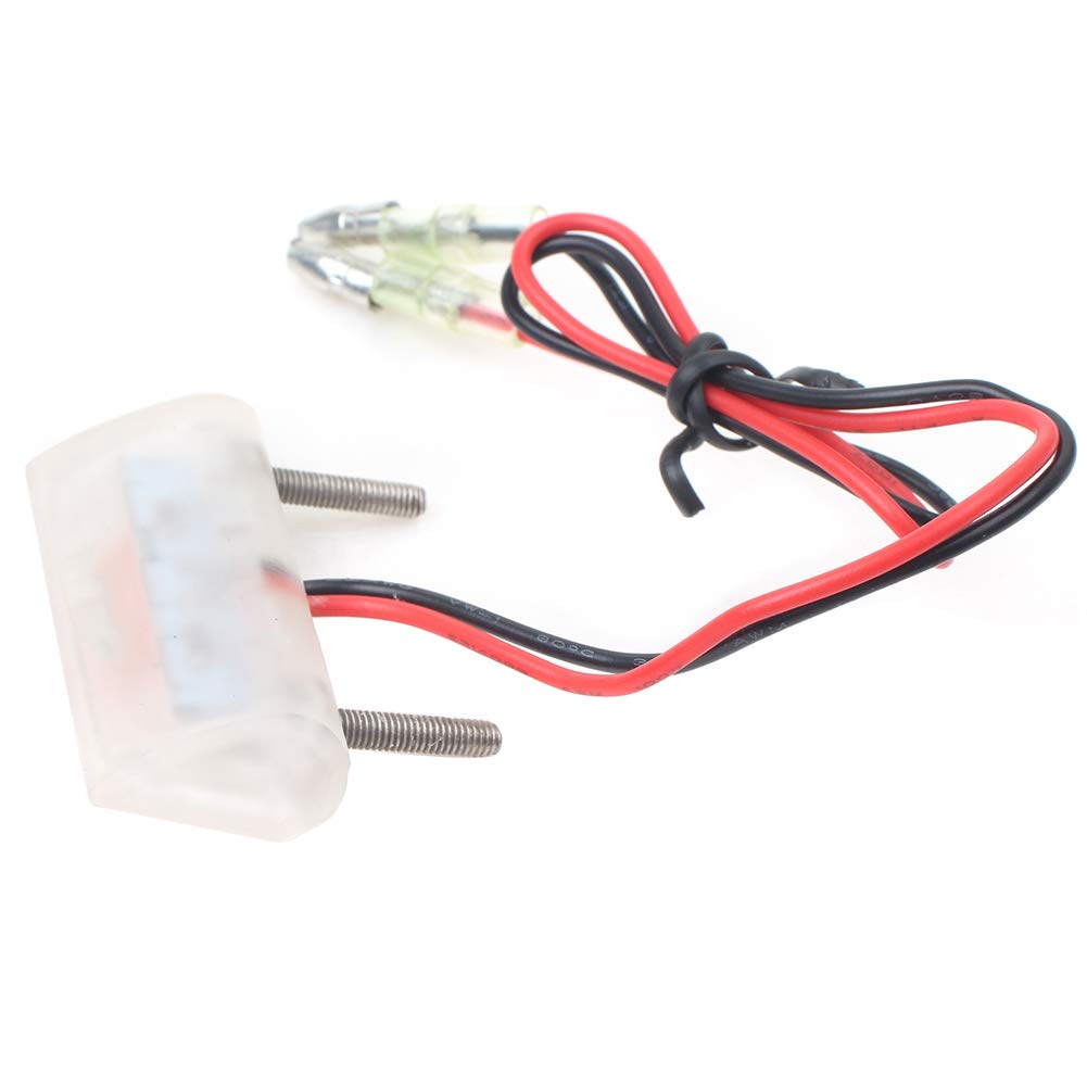FESTEY Cninba13 Universal Motorcycle LED License Plate Tag Light Interior Step Lamps Powersportspart