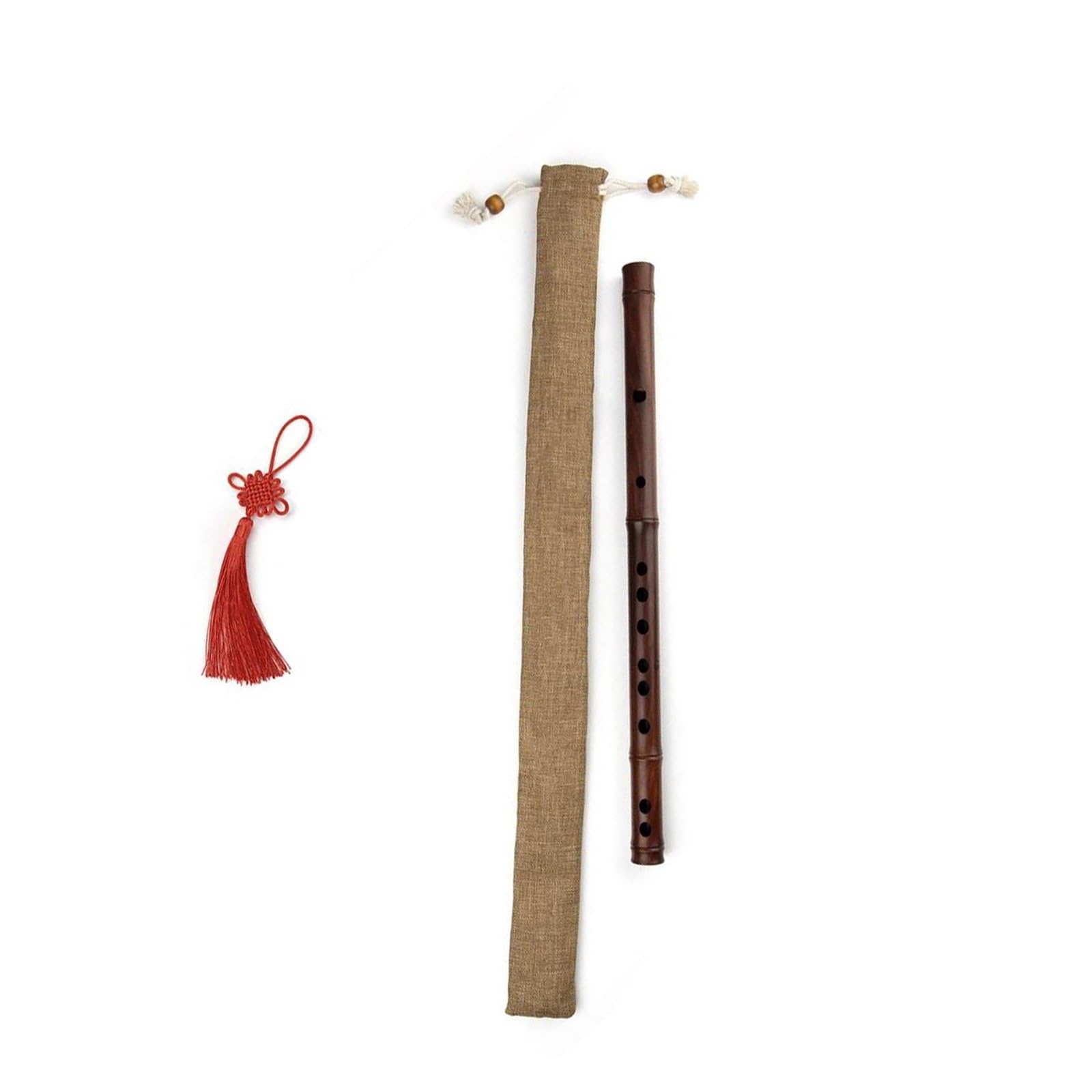 Traditionelles Handgefertigtes Mahagoni Bambusflöteninstrument Mit Einem Abschnitt Professionelle Bambusflöte Traditionelles Instrume