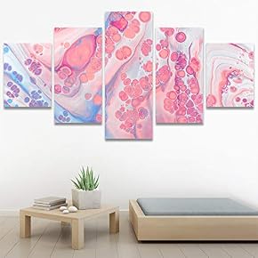 SIGNWIN 5 Panel Canvas Wall Art Modern Art...