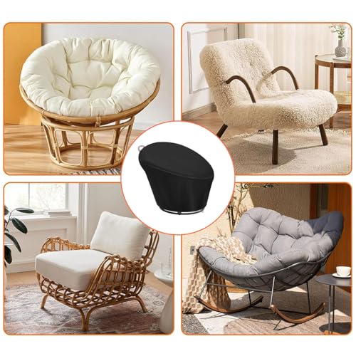 Housse de chaise imperméable Alide : protégez votre fauteuil suspendu du vent - 5