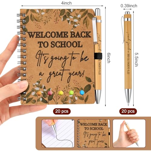 Carnets à spirales Dunzoom bloc-notes et stylos intégrés pour organiser vos cours