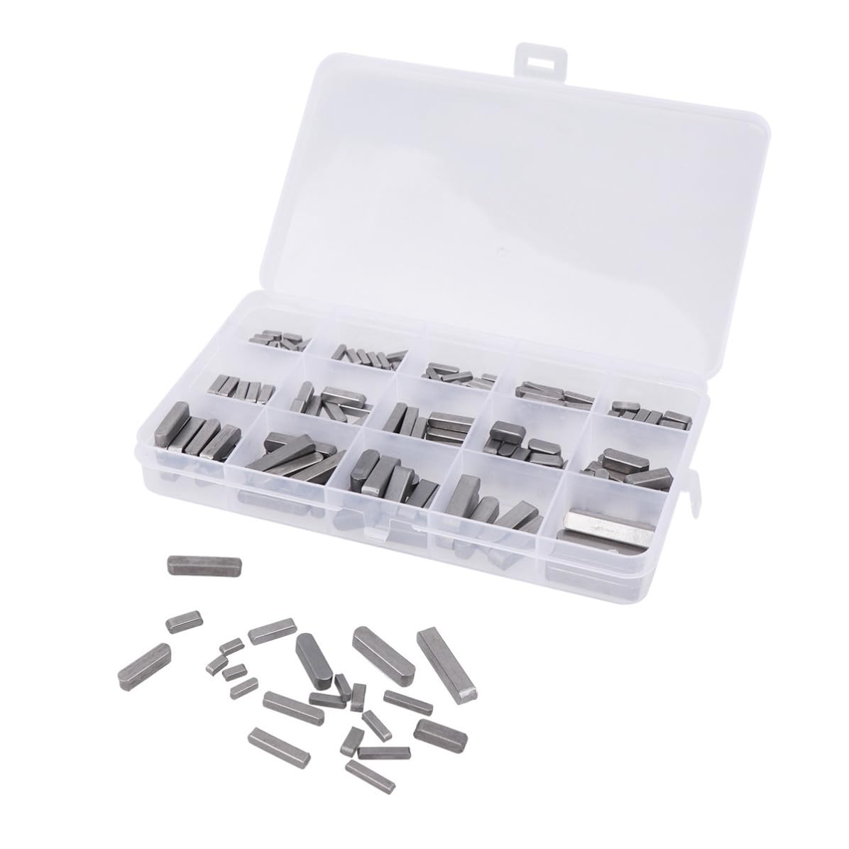 Pasadores paralelos de acero de 3 a 6 mm juego de 140 piezas para transmisiones con caja